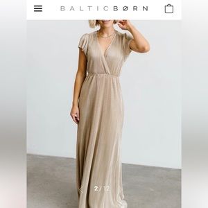 Baltic Born Athena Pleated Maxi Dress